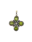 Floral Peridot Pendant